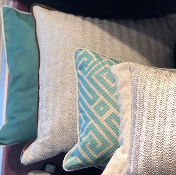 Coordenação de cores e texturas